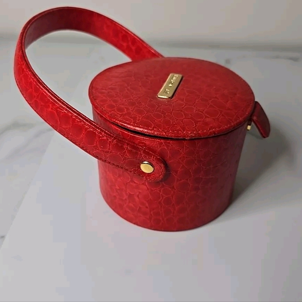 Vintage ST. JOHNCrocodile Handle Bag